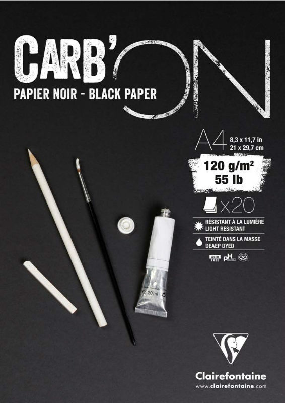 Image de  Bloc de 20 feuilles Carb'On A4 120G 
