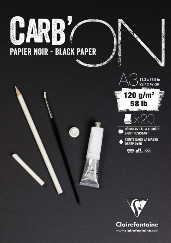 Image de  Bloc de 20 feuilles Carb'On A3 120G 