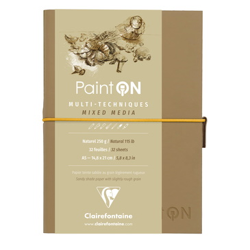 Image de  Carnet paint'on cousu a5 64p 250g naturel   