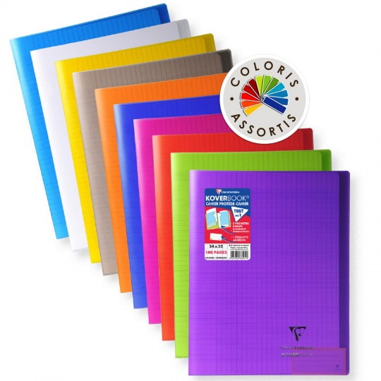 Image de  Cah kove 140p 24x32 sey pp assorti 