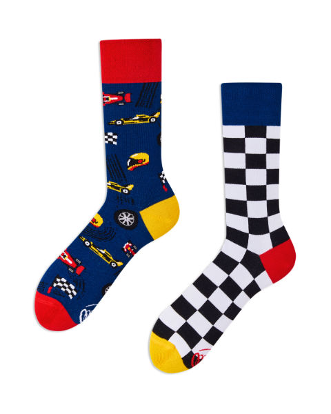 Image de  Chaussettes voiture de course 35-38 