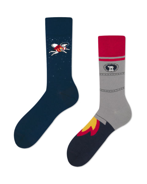 Image de  Chaussettes chien de l’espace 35-38 