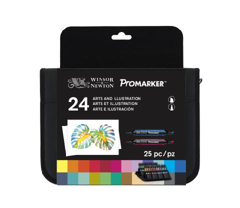 Image de  Set 24 promarker arts et illustration 