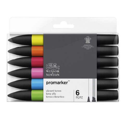 Image de  Set 6 promarker tons vibrants 