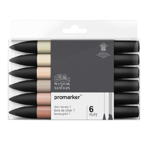Image de  Set 6 promarker tons de chair set 1 