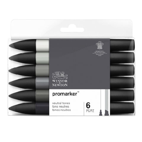 Image de  Set 6 promarker tons neutres 