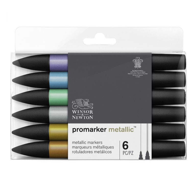 Image de  Set 6 promarker tons métallic 