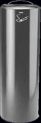 Image de  Grand cendrier sable noir ligne kalipso 