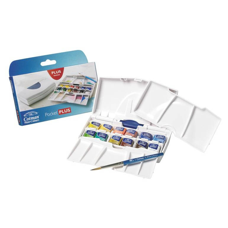 Image de  Bte pocket pl 12 1/2 godets aquarelle fine cotman 