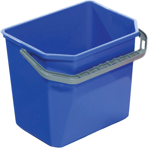 Image de  Seau bleu 15 litre pour chariot 
