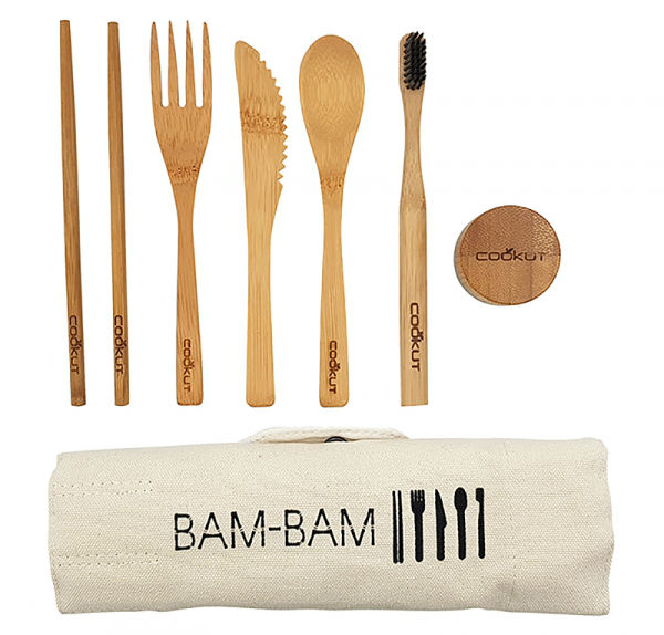 Image de  Kit repas en bambou 