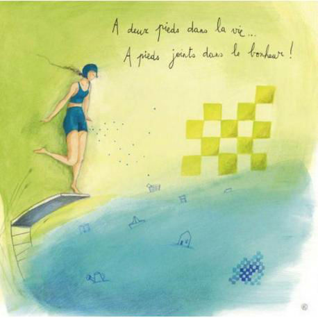 Image de  Carte postale 14x14 correspondance 