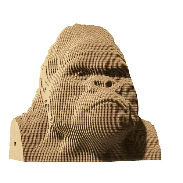 Image de  Puzzle 3D Cartonic sculpture gorille 