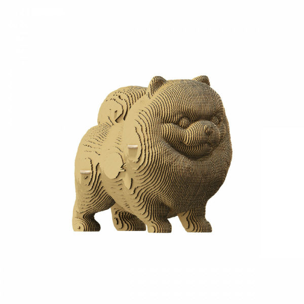 Image de  Puzzle 3D Cartonic sculpture loulou de poméranie 