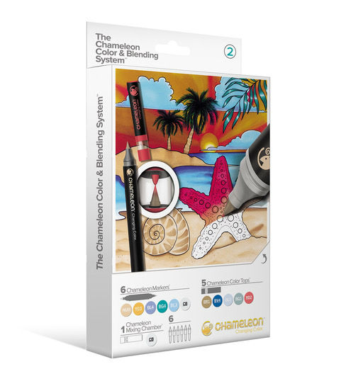 Image de  Pack 6 marqueurs & 5 color tops Chameleon n°2 