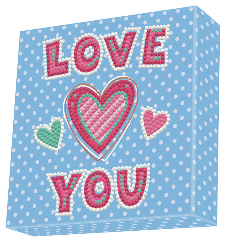 Image de  Kit Diamond Dotz Box enfant love you 