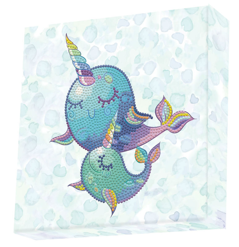 Image de  Kit Diamond Dotz box enfant maman narval & bebe 