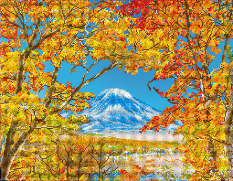 Image de  Kit Diamond Dotz expert la montagne en automne 