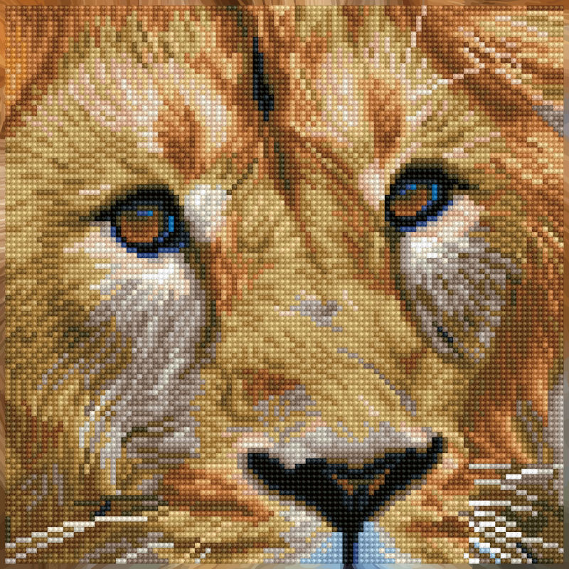 Image de  Kit Diamond Dotz moyen lion serengeti 