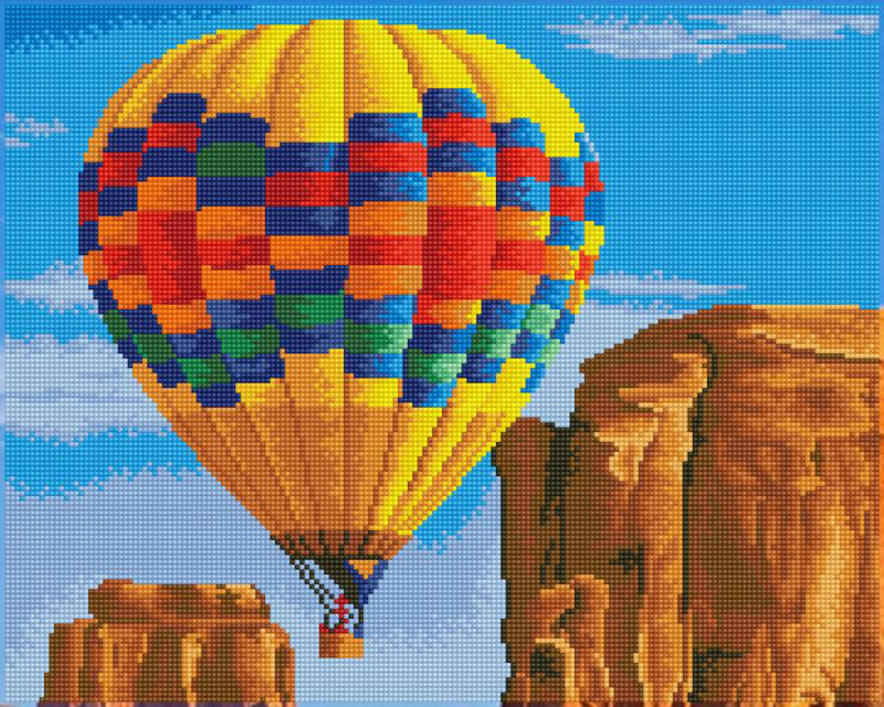 Image de  Kit Diamond Dotz moyen vol de montgolfière 