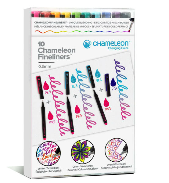 Image de  Pack 10 fineliners Chameleon 