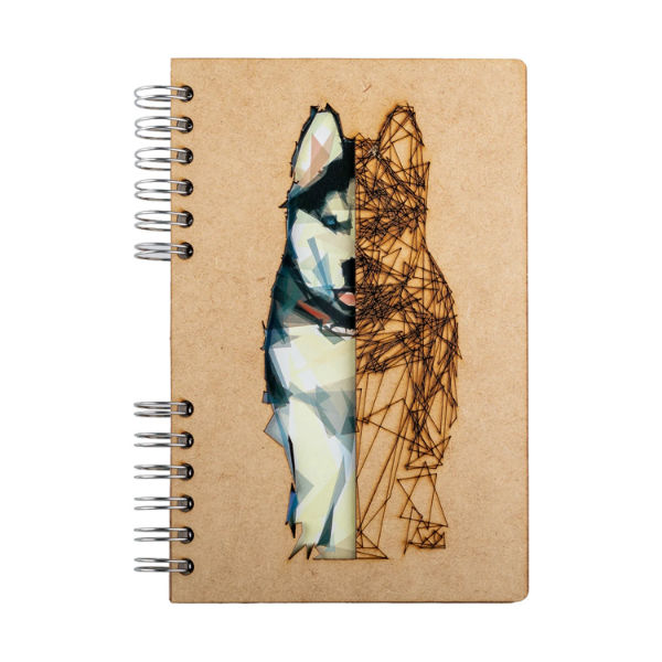Image de  Carnet bois A6 non ligné husky 