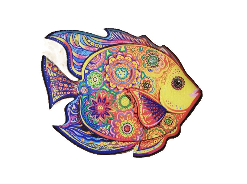 Image de  Puzzle bois poisson M 