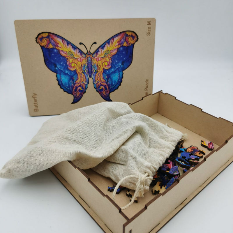 Image de  Puzzle bois papillon M 