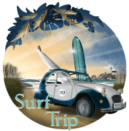 Image de  Puzzle bois collection surf trip M 