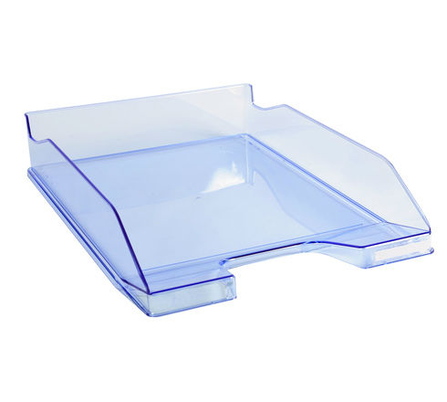 Image de  Corbeille a courrier midi combo bleu g tran glossy 