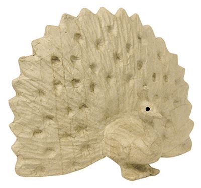 Image de  Paon en papier mâché 