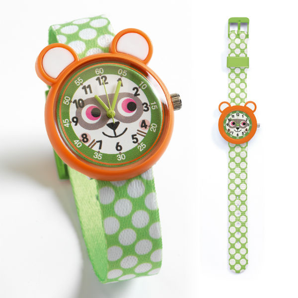 Image de  Ticlock montre raton laveur 