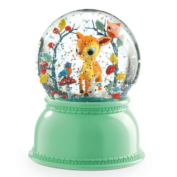 Image de  Veilleuse boule à neige faon 