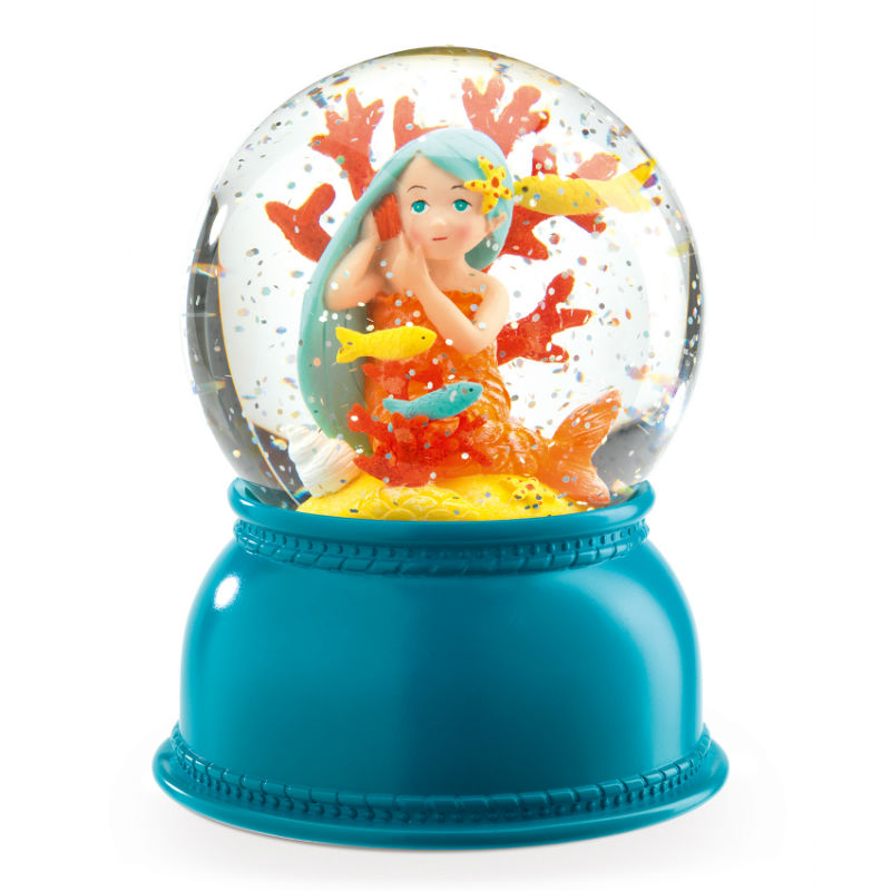 Image de  Veilleuse boule à neige sirène 