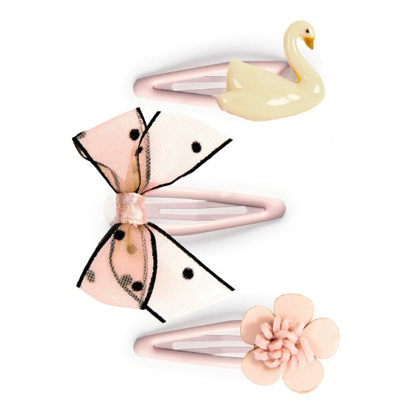 Image de  Pq 3 barrettes Violette 