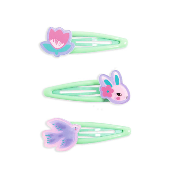 Image de  Pq 3 barrettes Eglantine 