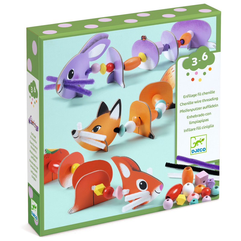 Ref. DJEDJ00084, Enfilage pour les petits animaux mignons, marque DJECO