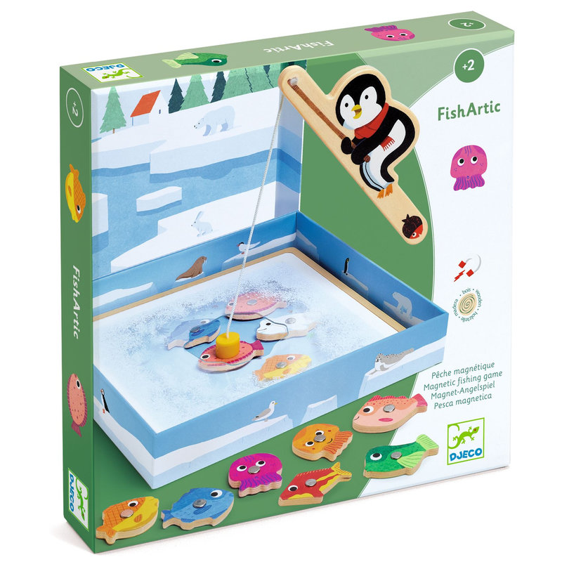 Ref. DJEDJ01622, Jeu pêches magnétiques fishartic, marque DJECO