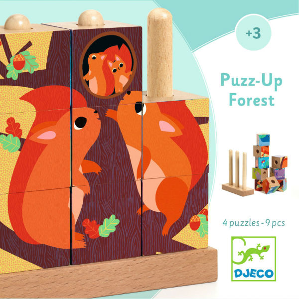 Image de  Puzzles bois Puzz-Up Forest 