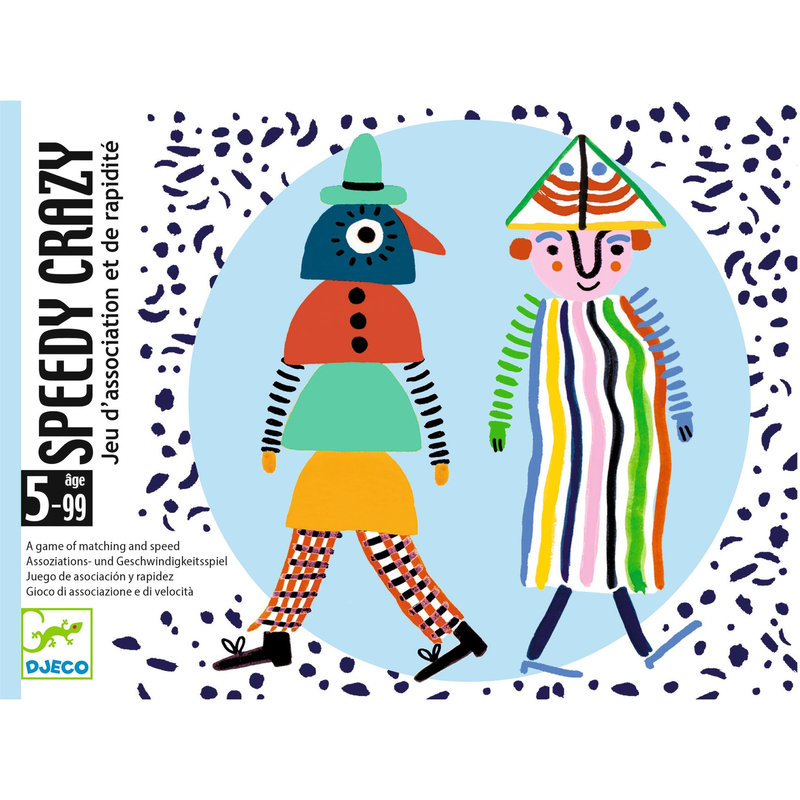 Ref. DJEDJ05069, Jeu de cartes speedy crazy, marque DJECO