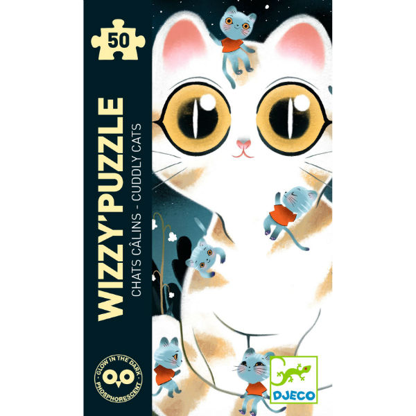 Image de  Puzzle twisty chats câlins 50 pcs 