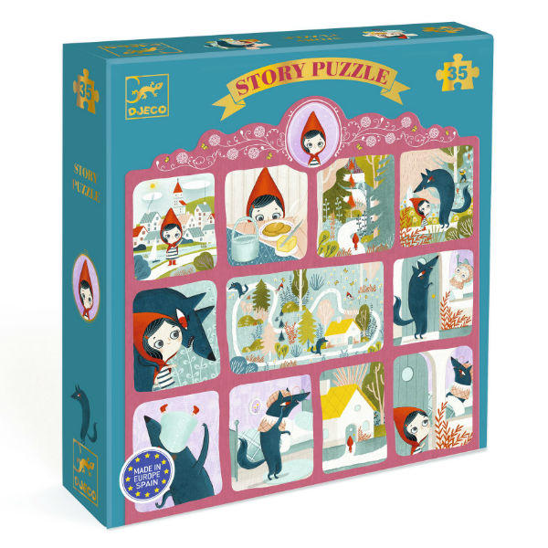 Image de  Story puzzle le petit chaperon rouge 35 pièces 