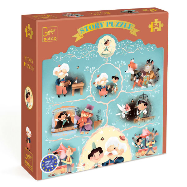 Image de  Story puzzle Pinocchio 54 pièces 