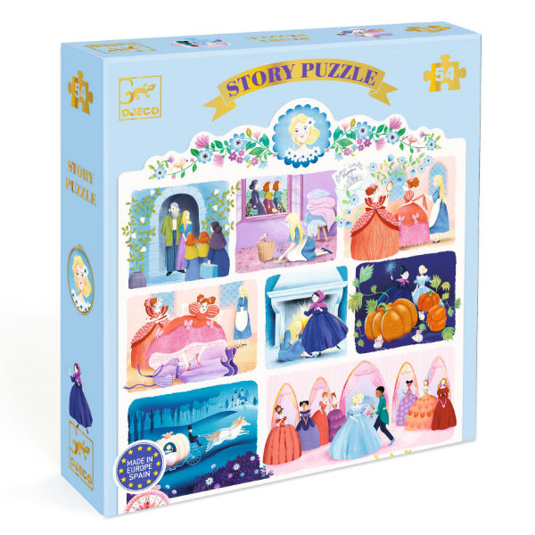 Image de  Story puzzle Cendrillon 54 pièces 