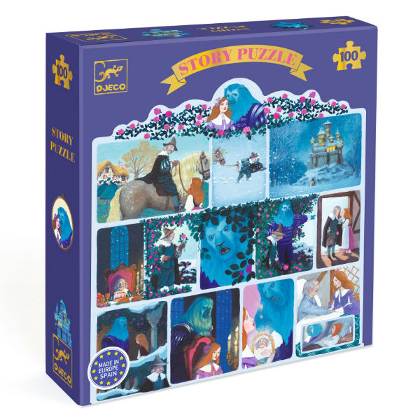 Image de  Story puzzle la belle et la bête 100 pièces 