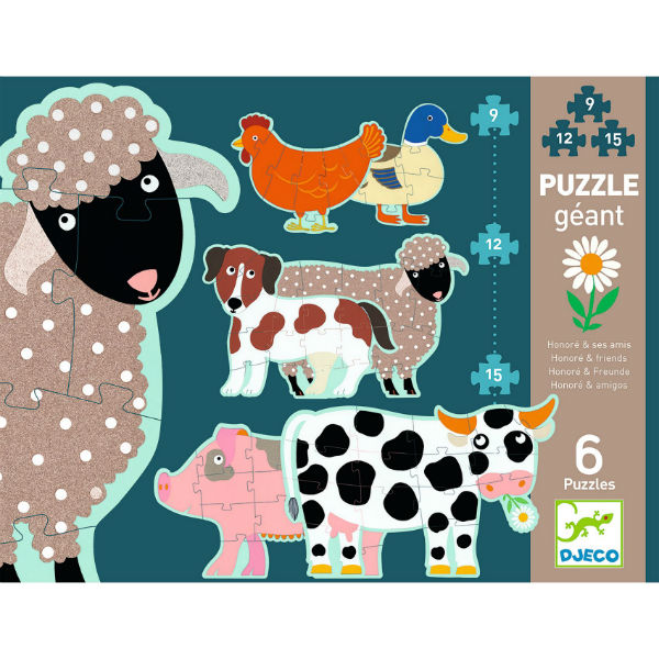 Image de  PUZZLES EVOLUTIFS GEANTS HONORE & SES AMIS ND19 