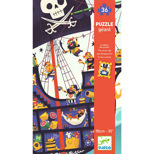 Image de  PUZZLES GEANTS LE BATEAU DES PIRATES 36 PCS ND19 