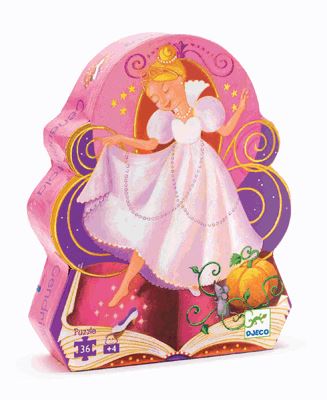 Image de  PUZZLES SILHOUETTES CENDRILLON 36 PCS 