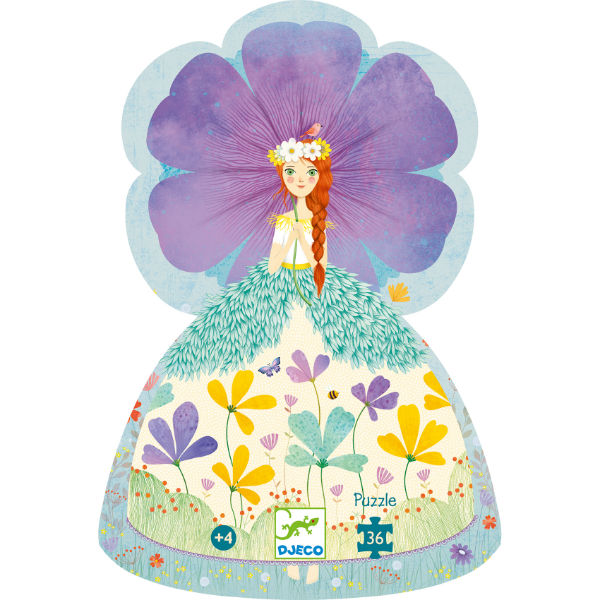 Image de  Puzzle silhouette princesse du printemps 36p nd20 