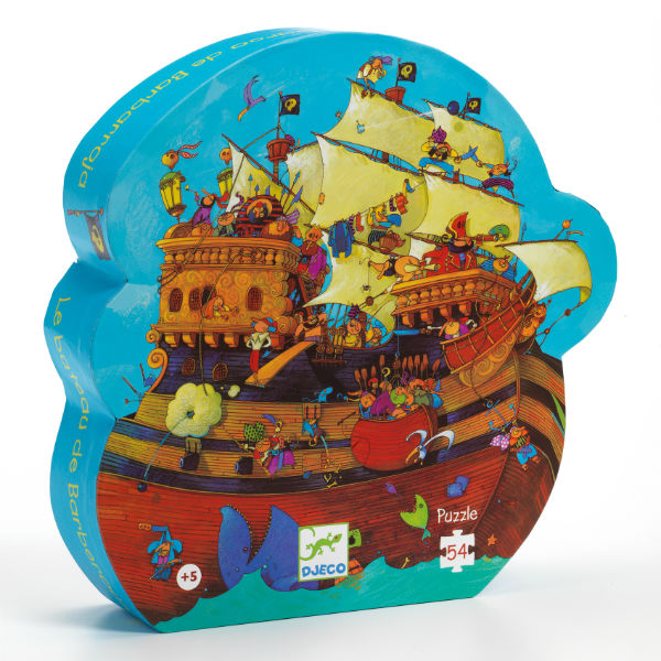Image de  PUZZLES SILHOUETTES LE BATEAU DE BARBEROUSSE 54PCS 